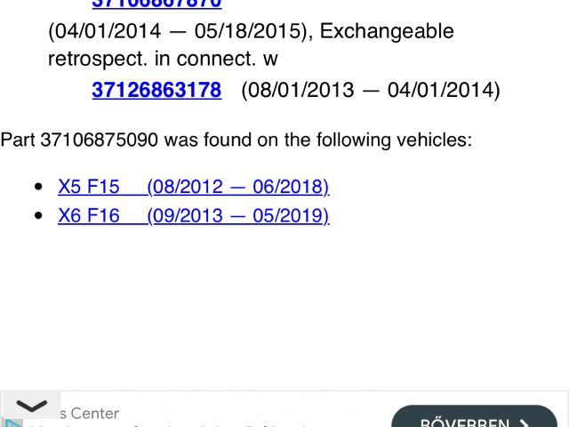 bontott BMW X5 Jobb hátsó Lengéscsillapító