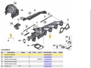 bontott BMW X5 Kipufogó Könyök