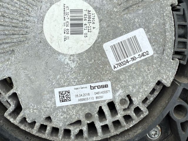 bontott BMW X5 Klímahűtő Ventilátor