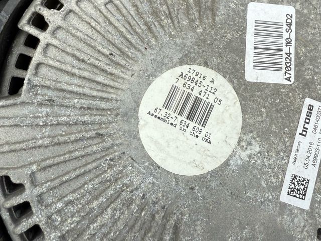 bontott BMW X5 Klímahűtő Ventilátor