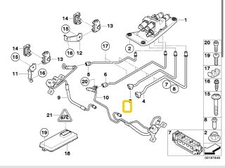 bontott BMW X6 Nyomócső