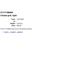 bontott BMW X6 Jobb első Lökhárító Vakborítás