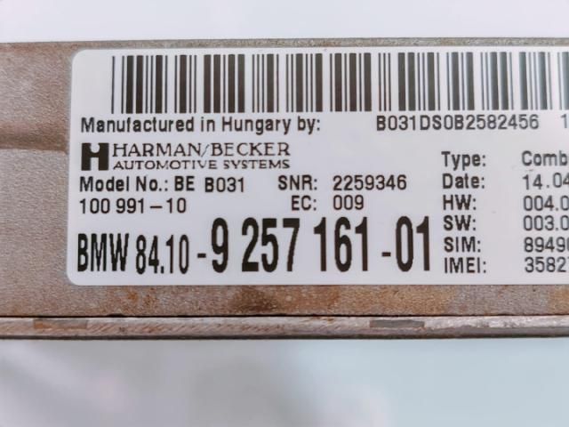 bontott BMW X6 Komfort Elektronika