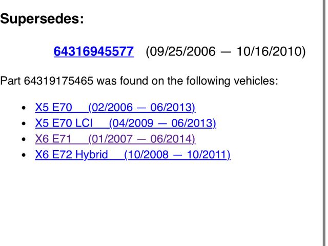 bontott BMW X6 Pollenszűrő Ház