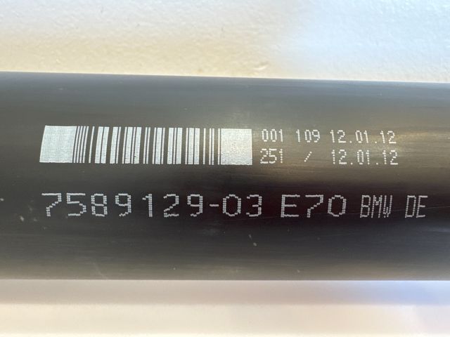 bontott BMW X6 Kardántengely