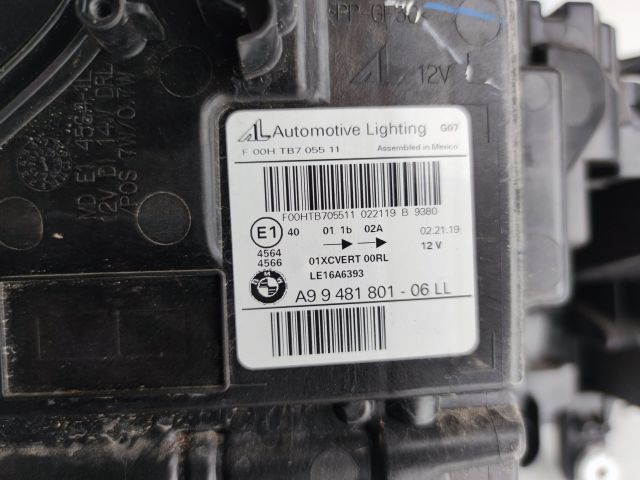 bontott BMW X7 Bal Fényszóró