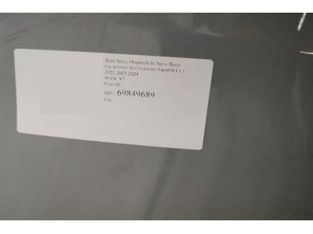 bontott BMW X7 Hátsó Lökhárító (Üresen)