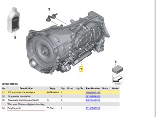 bontott BMW X7 Váltóház