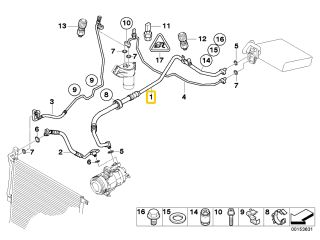 bontott BMW Z4 Klíma Cső