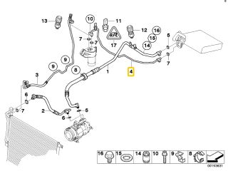 bontott BMW Z4 Klíma Cső