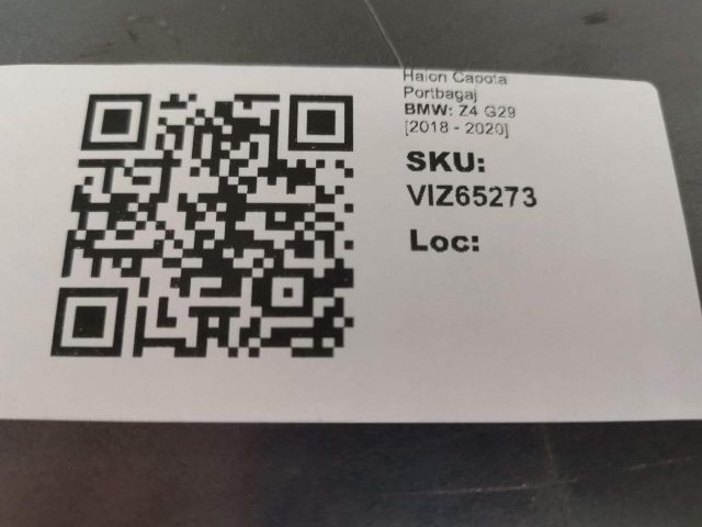 bontott BMW Z4 Csomagtérajtó (Üres lemez)