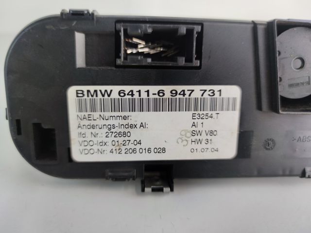 bontott BMW Z4 Fűtéskapcsoló (digit klímás)