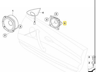 bontott BMW Z4 Hangszóró (Pozíciófüggetlen)