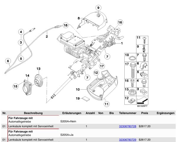 bontott BMW Z4 Kormányoszlop