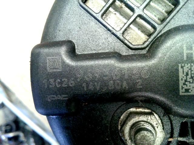 bontott CHEVROLET AVEO Generátor