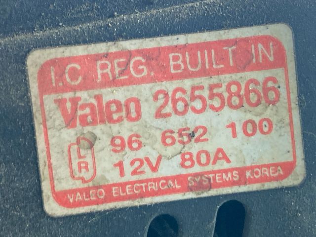 bontott CHEVROLET AVEO Generátor