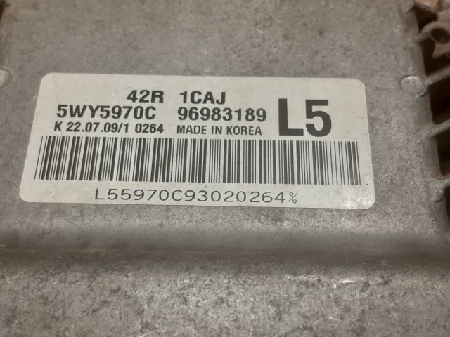 bontott CHEVROLET AVEO Motorvezérlő