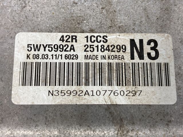 bontott CHEVROLET AVEO Motorvezérlő