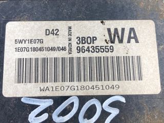 bontott CHEVROLET AVEO Motorvezérlő