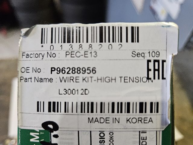 bontott CHEVROLET AVEO Izzító/Gyújtó Gyertya Kábel