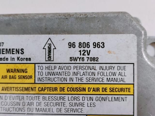 bontott CHEVROLET AVEO Légzsák Elektronika