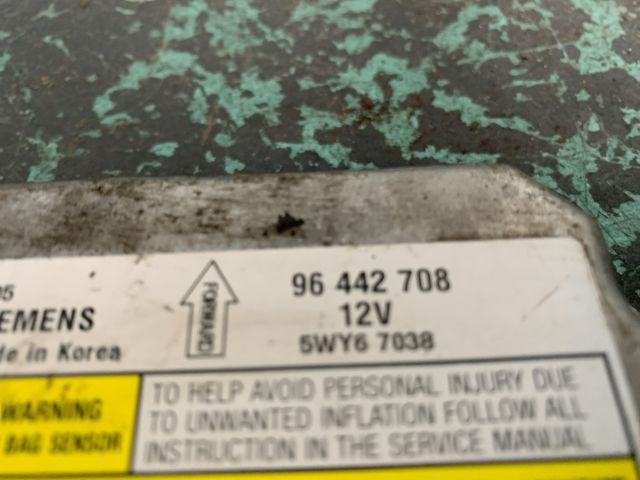 bontott CHEVROLET AVEO Légzsák Elektronika