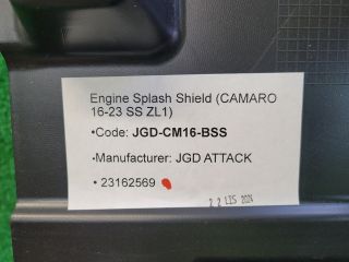 bontott CHEVROLET CAMARO Alsó Motorburkolat