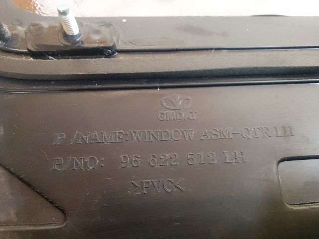 bontott CHEVROLET CAPTIVA Bal C Oszlop Oldalablak Üveg