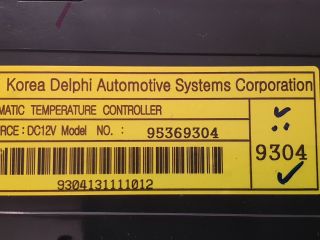 bontott CHEVROLET CAPTIVA Fűtéskapcsoló (digit klímás)