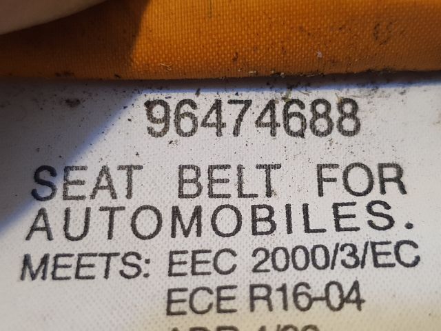 bontott CHEVROLET CAPTIVA Jobb hátsó Biztonsági Öv