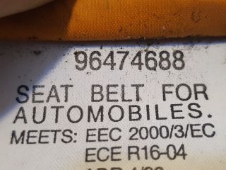 bontott CHEVROLET CAPTIVA Jobb hátsó Biztonsági Öv