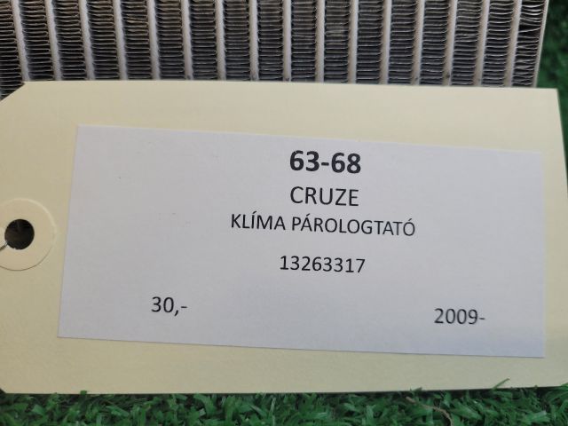 bontott CHEVROLET CRUZE Fűtőradiátor