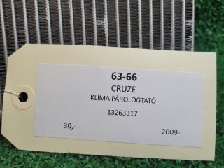 bontott CHEVROLET CRUZE Fűtőradiátor