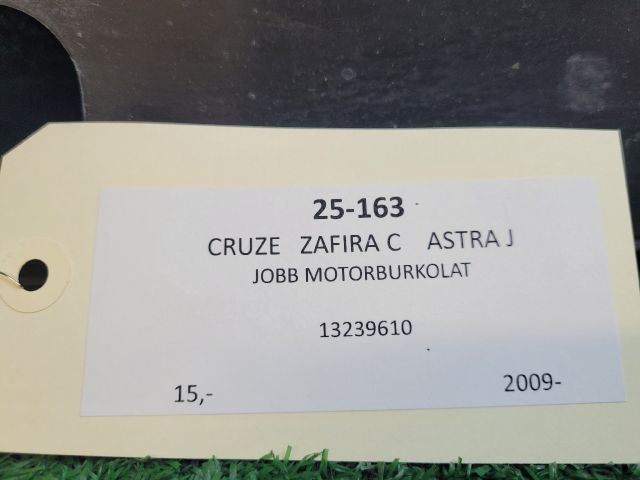 bontott CHEVROLET CRUZE Jobb Motorburkolat