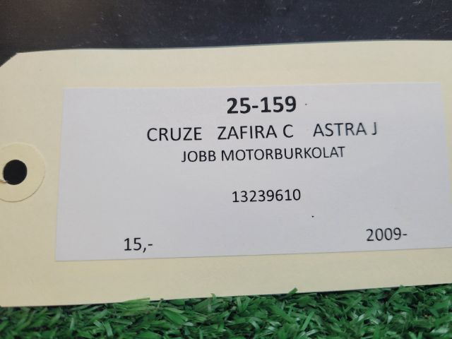 bontott CHEVROLET CRUZE Jobb Motorburkolat