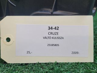 bontott CHEVROLET CRUZE Váltó Kulissza