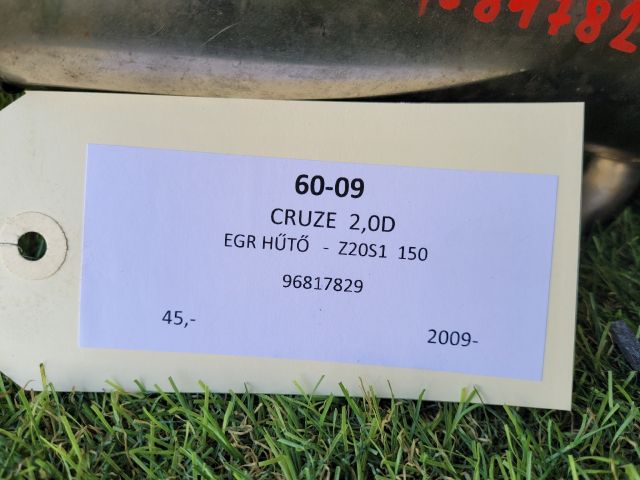 bontott CHEVROLET CRUZE EGR Hűtő