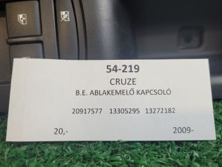 bontott CHEVROLET CRUZE Bal első Ablakemelő Kapcsoló