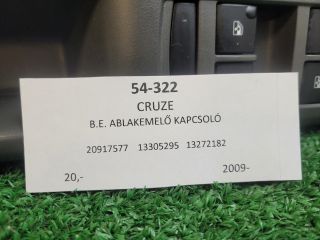 bontott CHEVROLET CRUZE Bal első Ablakemelő Kapcsoló