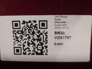 bontott CHEVROLET CRUZE Bal hátsó Ajtó (Üres lemez)