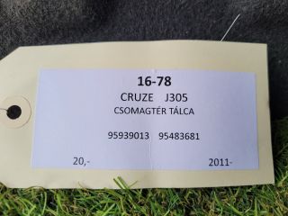 bontott CHEVROLET CRUZE Csomagtér Tálca