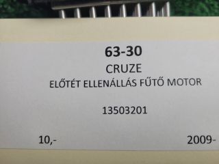 bontott CHEVROLET CRUZE Előtét Ellenállás Fűtőmotor