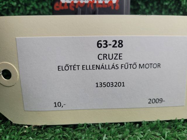 bontott CHEVROLET CRUZE Előtét Ellenállás Fűtőmotor
