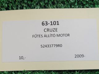 bontott CHEVROLET CRUZE Fűtés Állító Motor