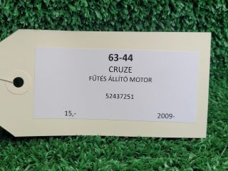 bontott CHEVROLET CRUZE Fűtés Állító Motor