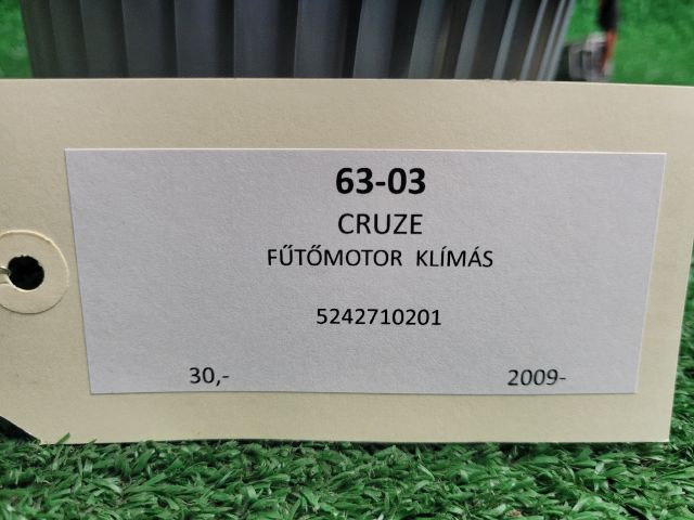bontott CHEVROLET CRUZE Fűtőmotor (Klímás)