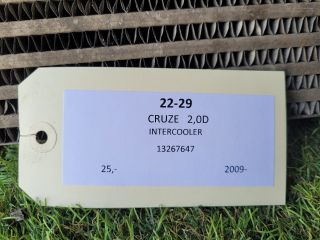 bontott CHEVROLET CRUZE Intercooler