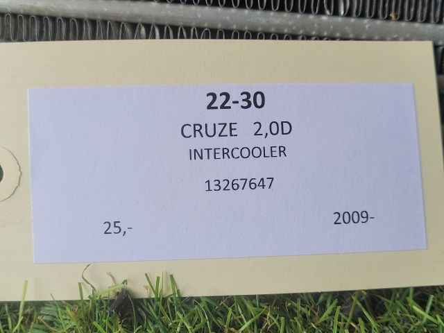bontott CHEVROLET CRUZE Intercooler