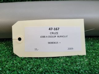 bontott CHEVROLET CRUZE Jobb A Oszlop Burkolat