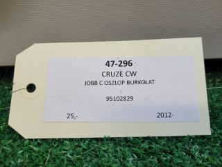 bontott CHEVROLET CRUZE Jobb C Oszlop Burkolat